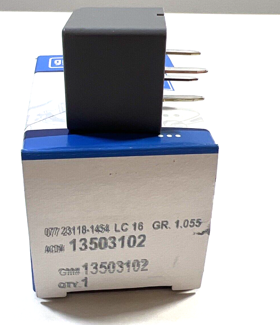 Genuine OEM GM ACDelco Enclave Rear Gray Multi Purpose Relay 1990-2018 13503102
