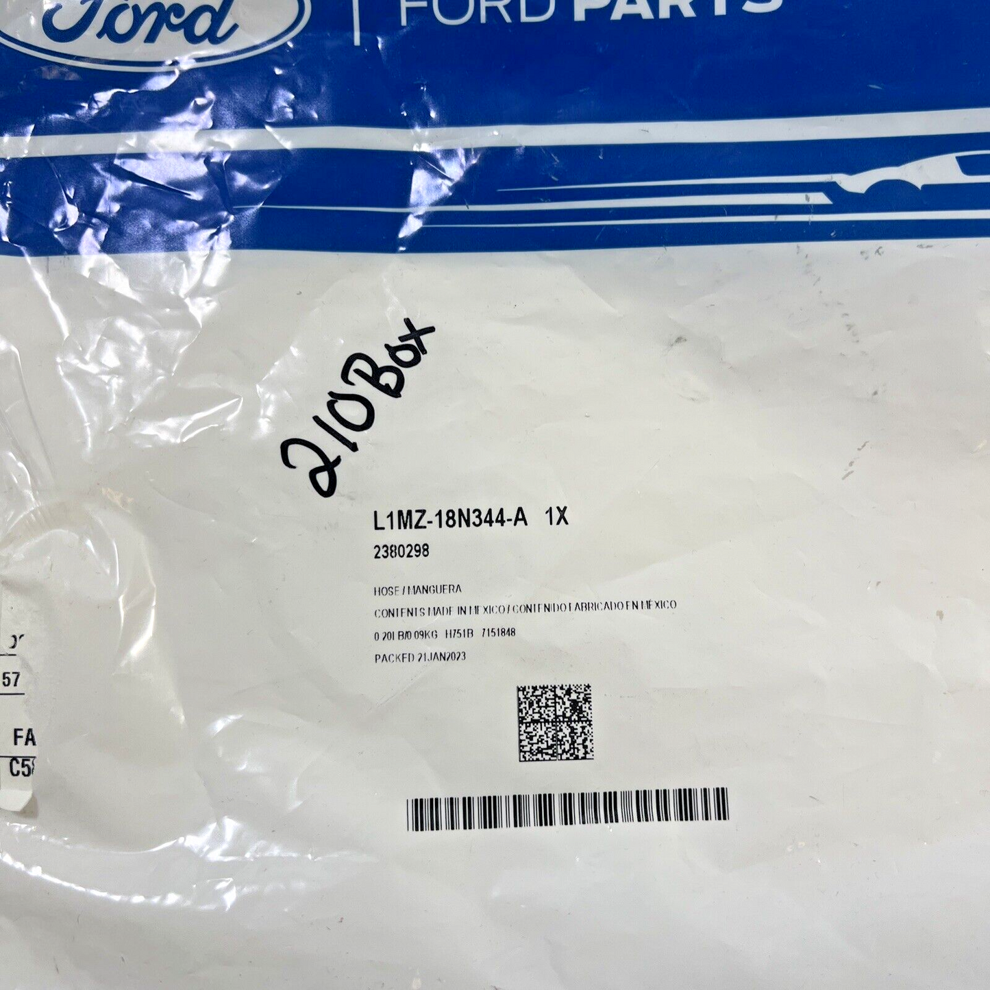 NEW Genuine OEM Ford Engine Coolant Hose L1MZ18N344A