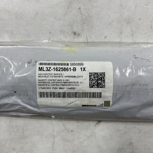 NEW OEM Ford F150 Crew RR LH Interior Door Belt Weatherstrip 21-24 ML3Z1625861B