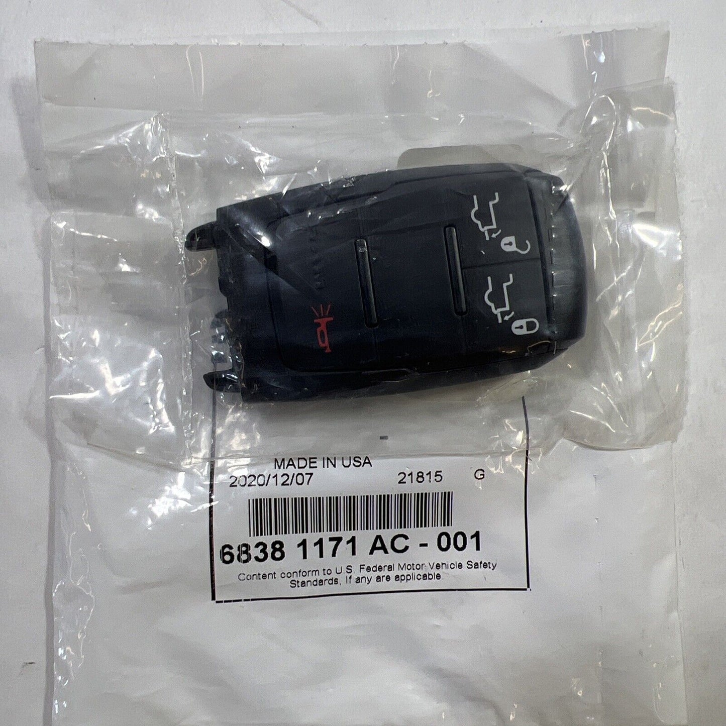Genuine OEM Mopar 2500 Integrated Key Fob Transmitter 2019-2022 68381171AC