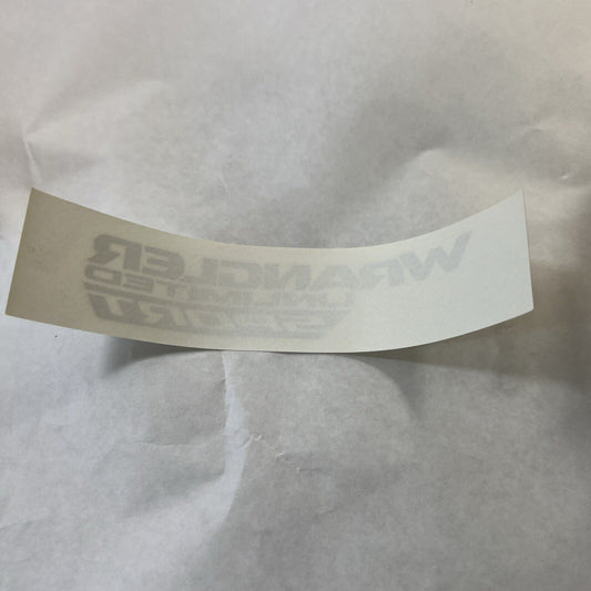 Genuine OEM Mopar Jeep Wrangler Front Fender Decal Sticker Emblem 6GP10RXFAB