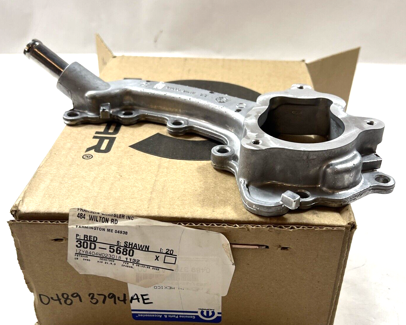 Genuine OEM Mopar Dodge Durango Coolant Crossover Housing Frame 16-25 4893794AE