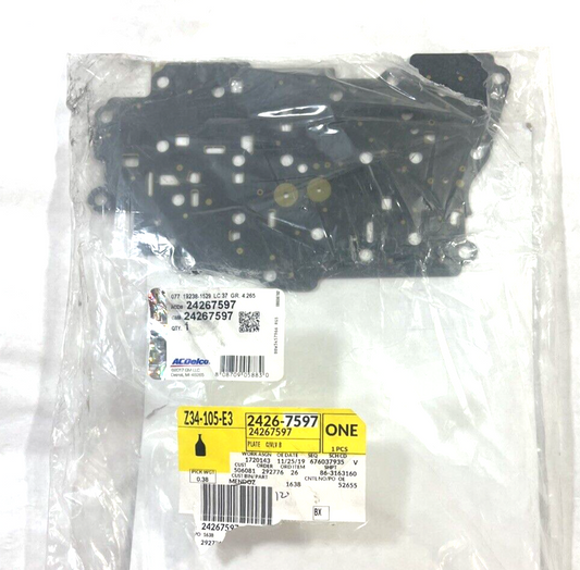 Genuine OEM GM ACDelco Auto Trans Control Valve Body Spacer Plate 19-23 24267597