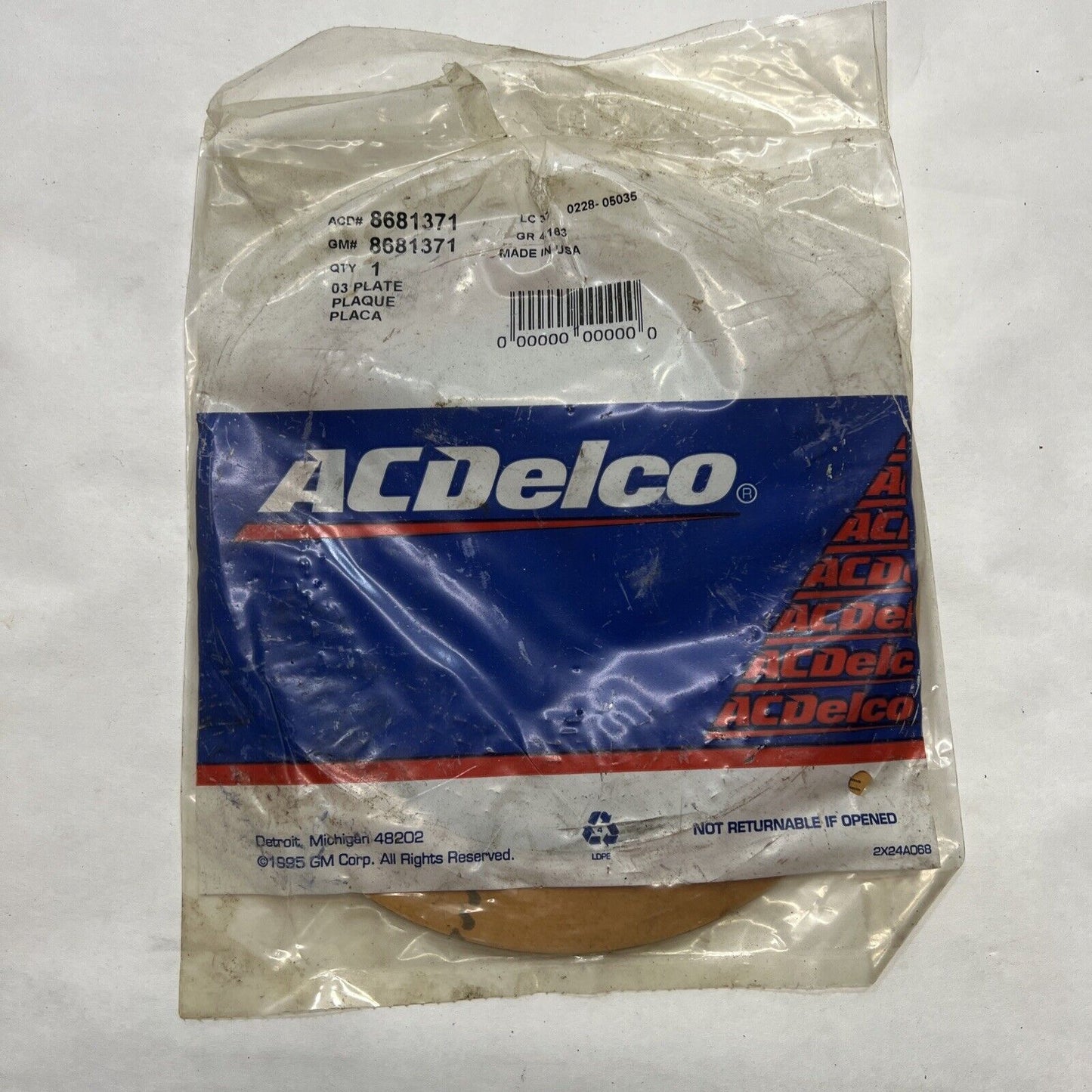 NEW OEM GM ACDelco 2nd Clutch Plate Assembly 1995-2011 - 3 PCS 8681371