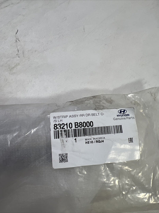 Genuine OEM Hyundai Santa Fe Door Weatherstrip Assembly Kia 2013-2018 83210b8000