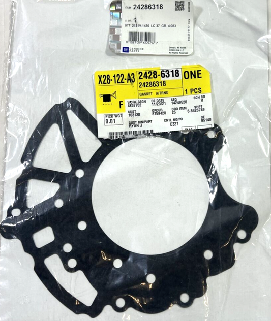 Genuine OEM GM Automatic Transmission Front Support Cover Gasket 24286318