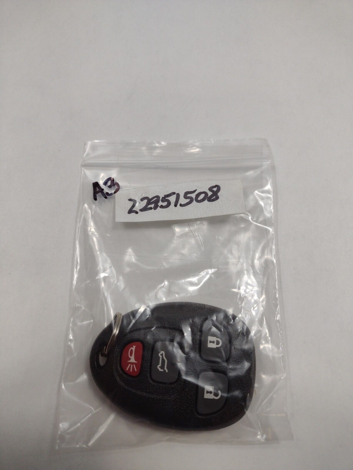 GM Genuine Parts 22951508 4 Button Keyless Entry Remote Key Fob