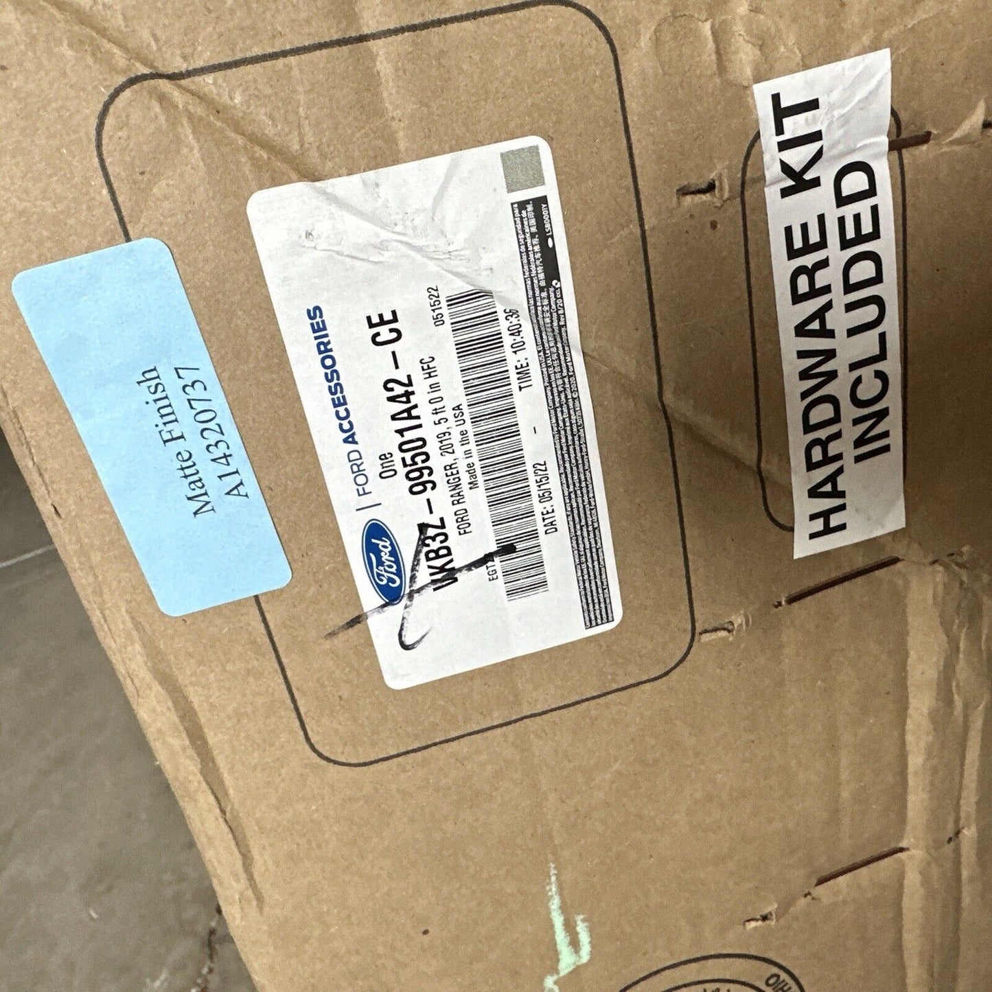 New OEM Ford Ranger Tonneau Cover Hard Folding Low Profile 20-23 VKB3Z99501A42CE