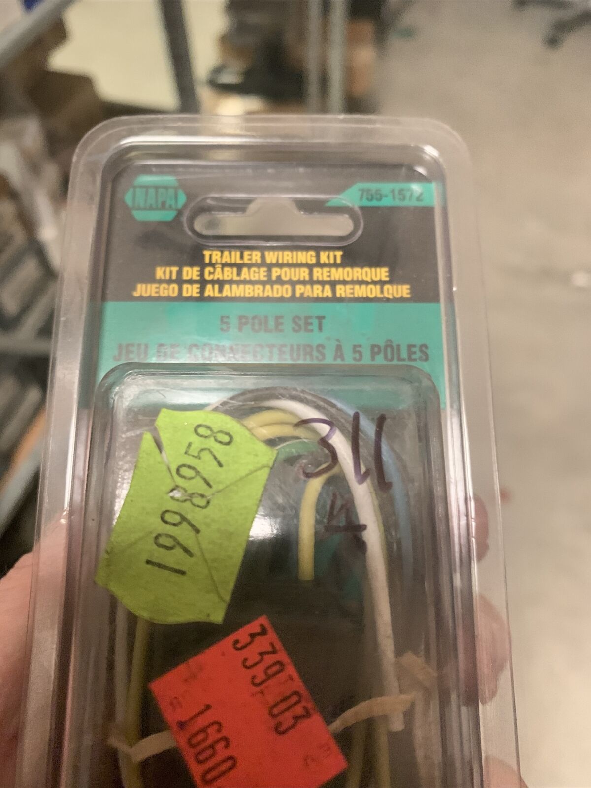 NAPA Trailer Wiring Kit 5 Pole Set 755-1572