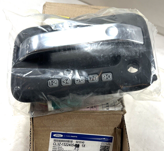 NEW OEM Ford Front Driver Exterior Black Chrome Keypad Door Handle CL3Z1522405AD