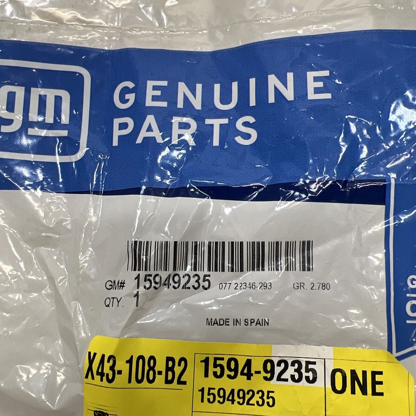 Genuine OEM GM SRX Left Driver Side Headlight Washer Nozzle 2010-2016 15949235