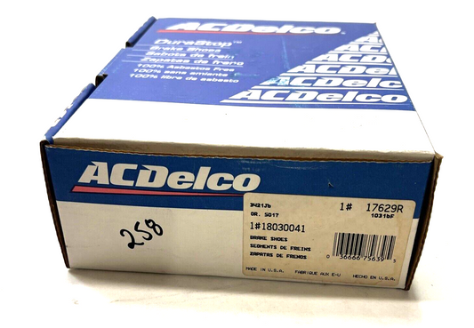 Genuine OEM GM ACDelco Brake Shoe Set 17629R
