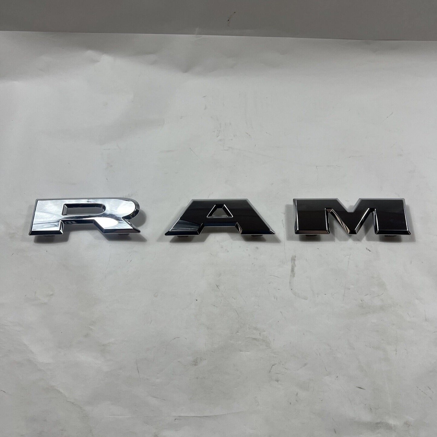 Genuine OEM Mopar Ram 2500 3500 Front Grille "RAM" Emblem Chrome 68358569AA