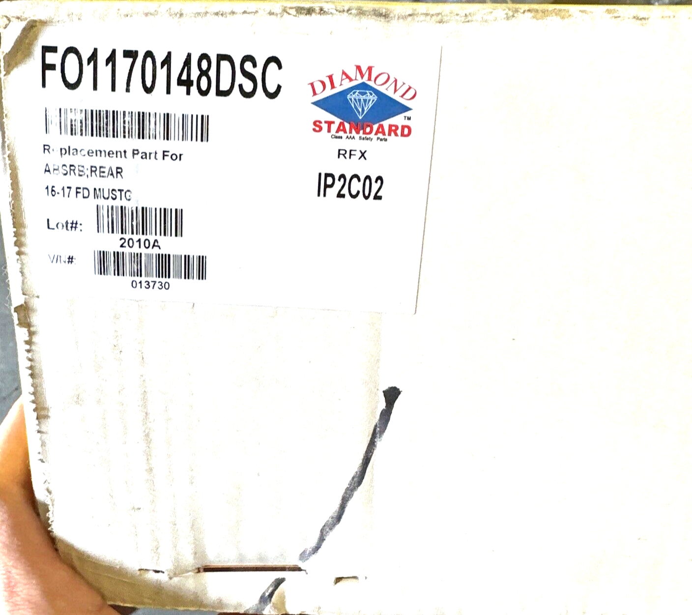 New Diamond Standard for Ford Mustang Rear Bumper Energy Absorber FO1170148