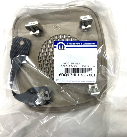 New OEM Genuine Mopar 1500 3500 2019-2023 Speaker Grille 6DQ97HL1AA