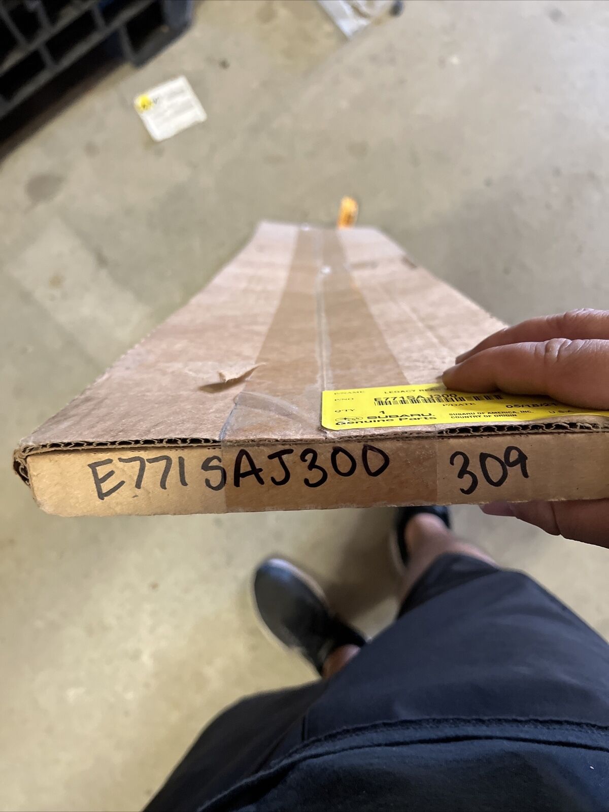 New OEM Genuine Subaru Legacy 2012-2014 Rear Bumper Applique E771SAJ300