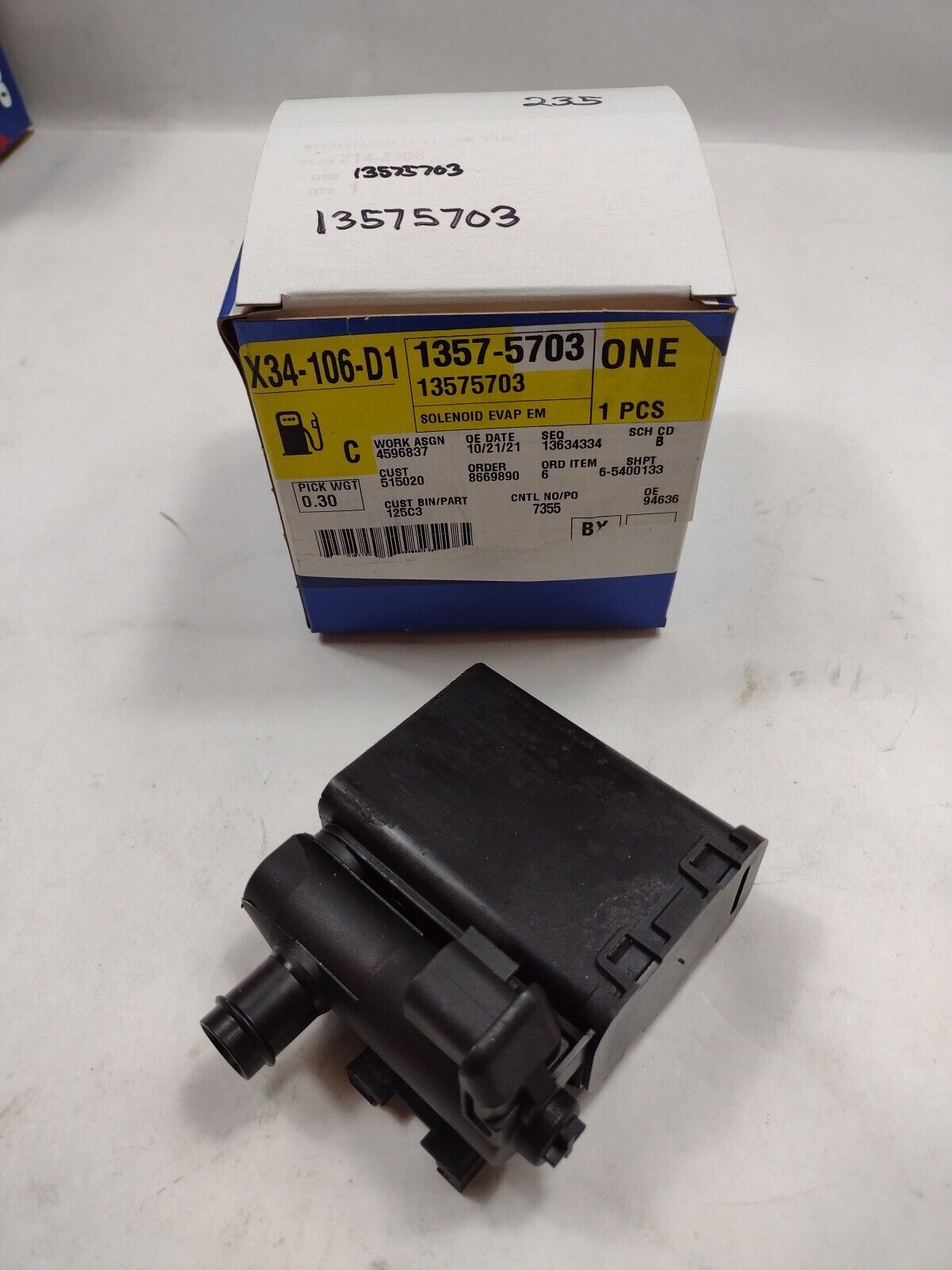 GM Genuine Parts 13575703 Vapor Canister Vent Solenoid