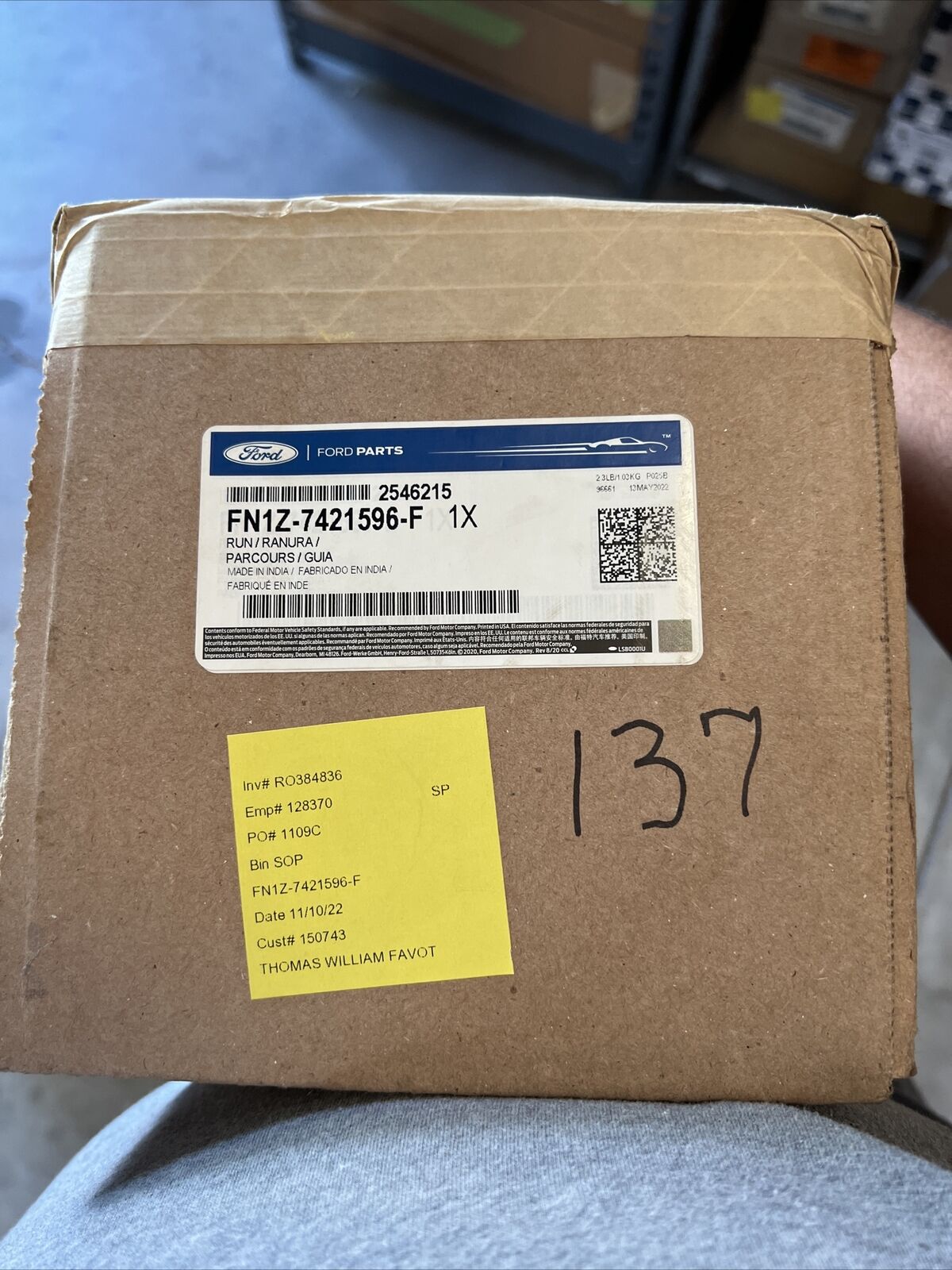 New OEM Genuine Ford EcoSport 2018-2021 Run Channel FN1Z-7421596-F