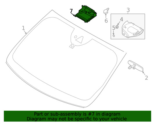 New OEM Ford Escape Lane Assist Camera 2020-2021 LJ6Z-19G490-B