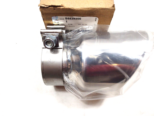 Genuine OEM GM Exhaust Tip Dual Wall Angle Cut w/logo 5.3L 2015-2022 84439200