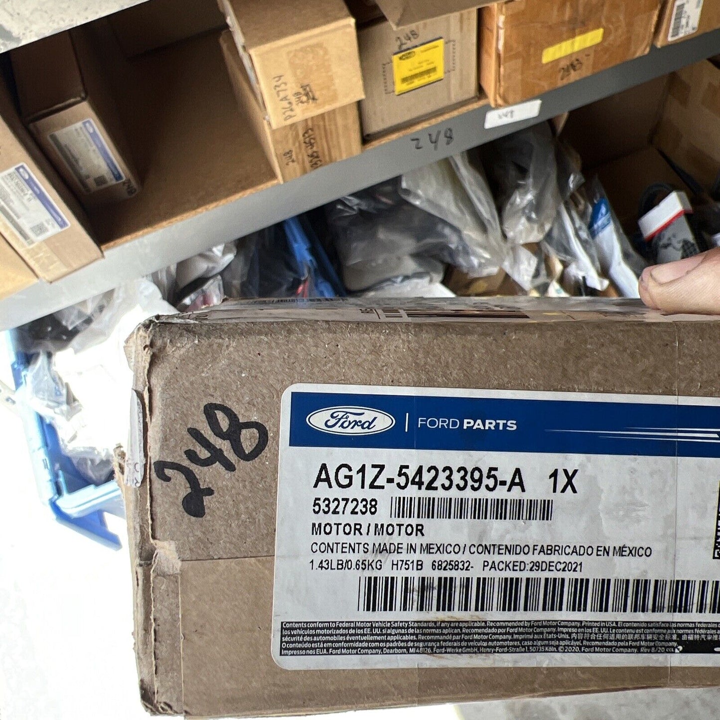 New OEM Genuine Ford Taurus 2010-2019 Left Driver Side Window Motor AG1Z5423395A