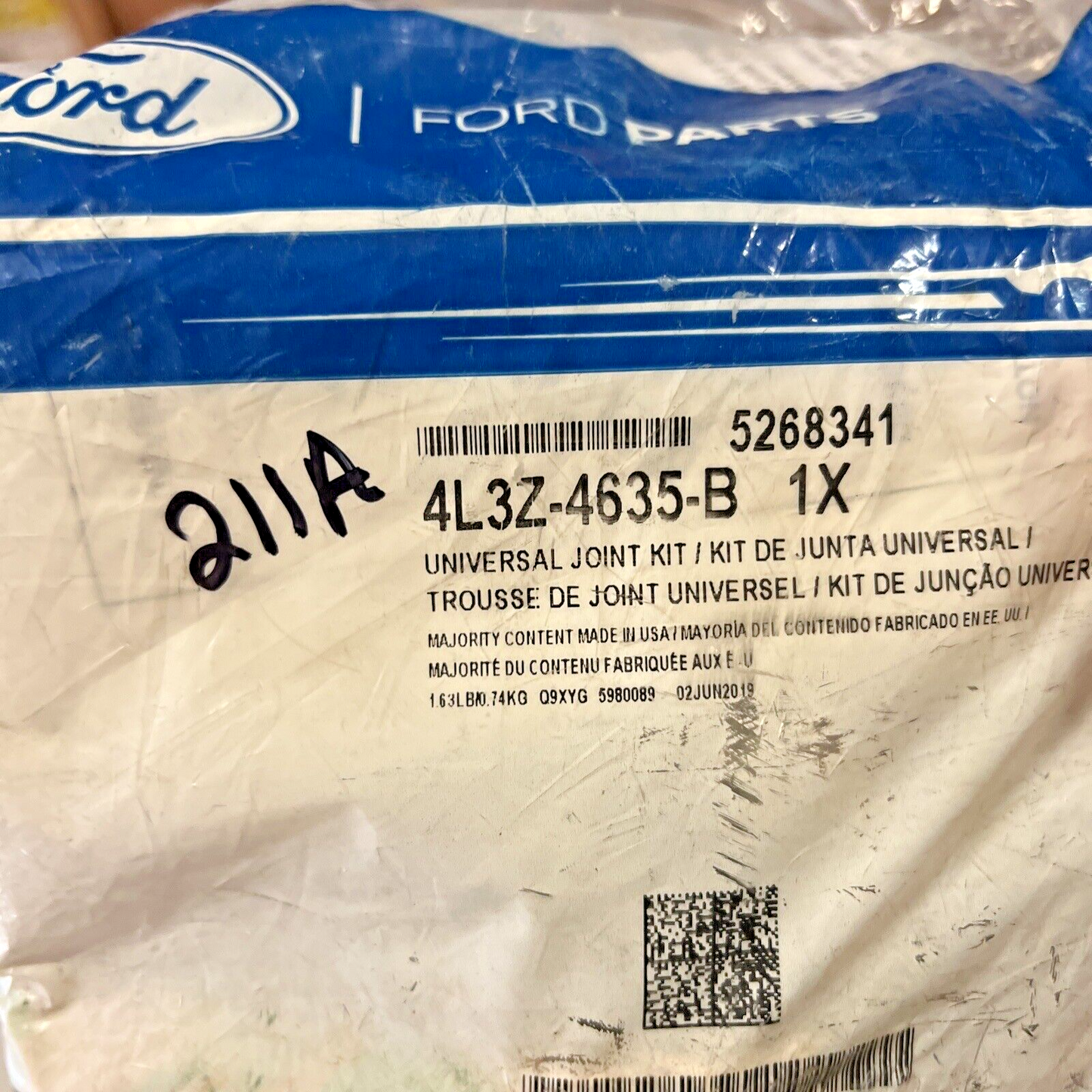 New OEM Genuine Ford F-150 Navigator 2004-2007 Universal Joint 4L3Z4635B