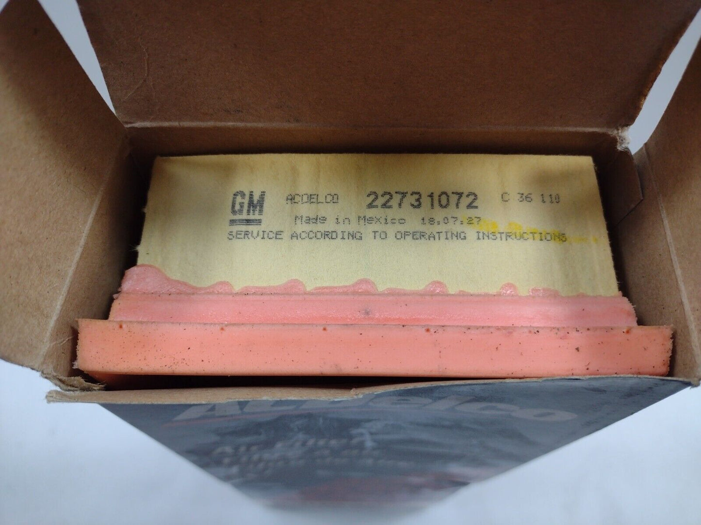 Genuine OEM GM Chevy HHR Air Filter 2006-2011 22731072 ACDelco A3054C