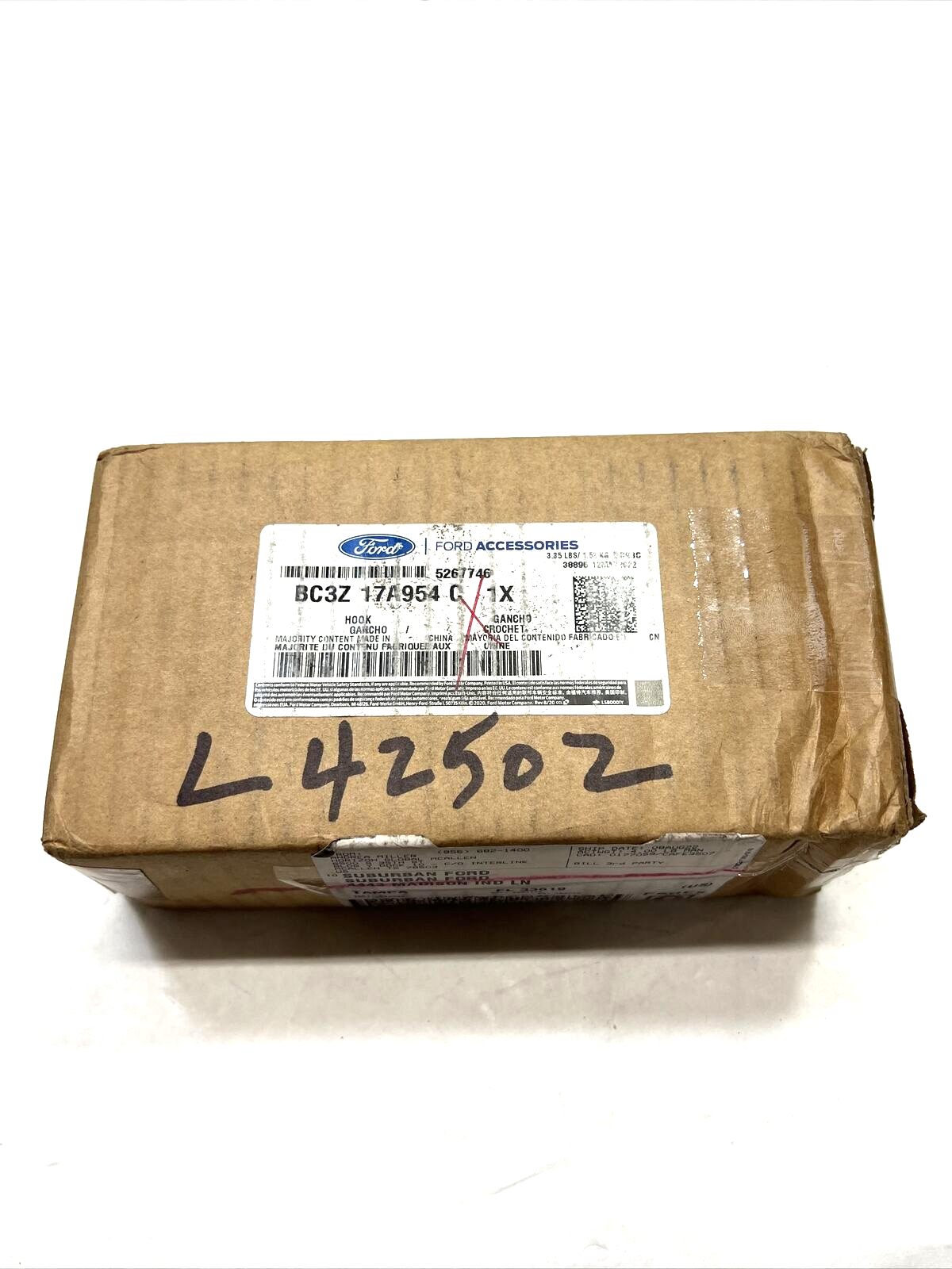 New OEM Genuine Ford F-250 Super Duty 2011-2016 Rear Hook Towing BC3Z17A954C