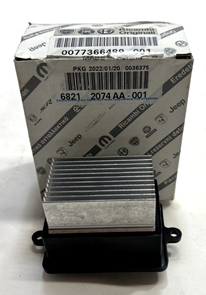 New OEM Genuine Mopar HVAC Blower Motor Control Module Resistor 68212074AA