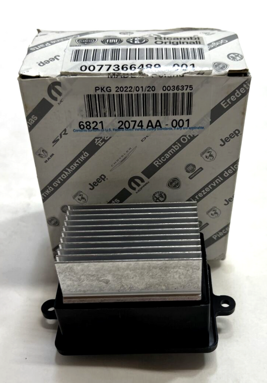 New OEM Genuine Mopar HVAC Blower Motor Control Module Resistor 68212074AA