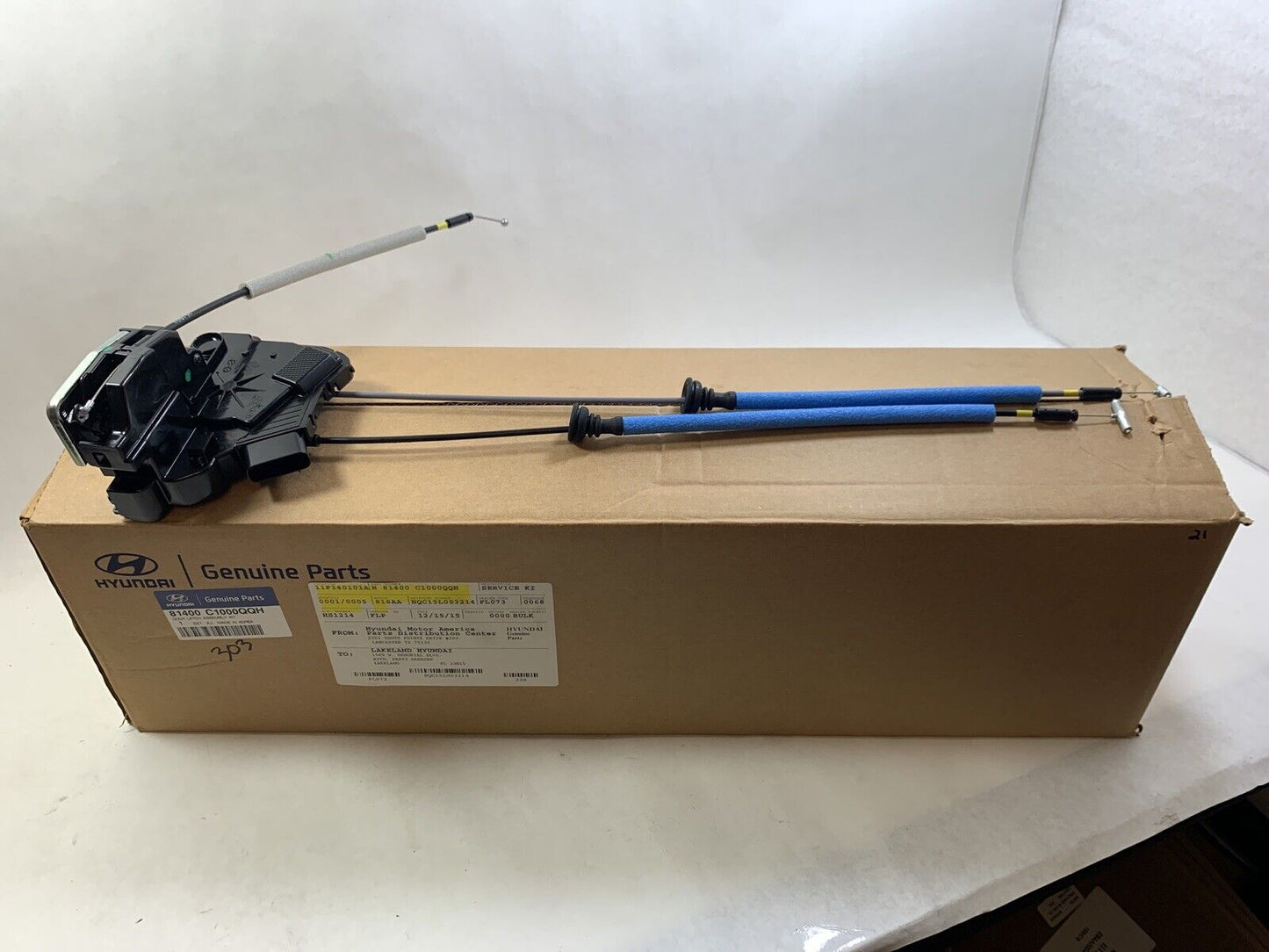 New OEM Hyundai Sonata Door Latch Kit 2015-2016 81400C1000QQH