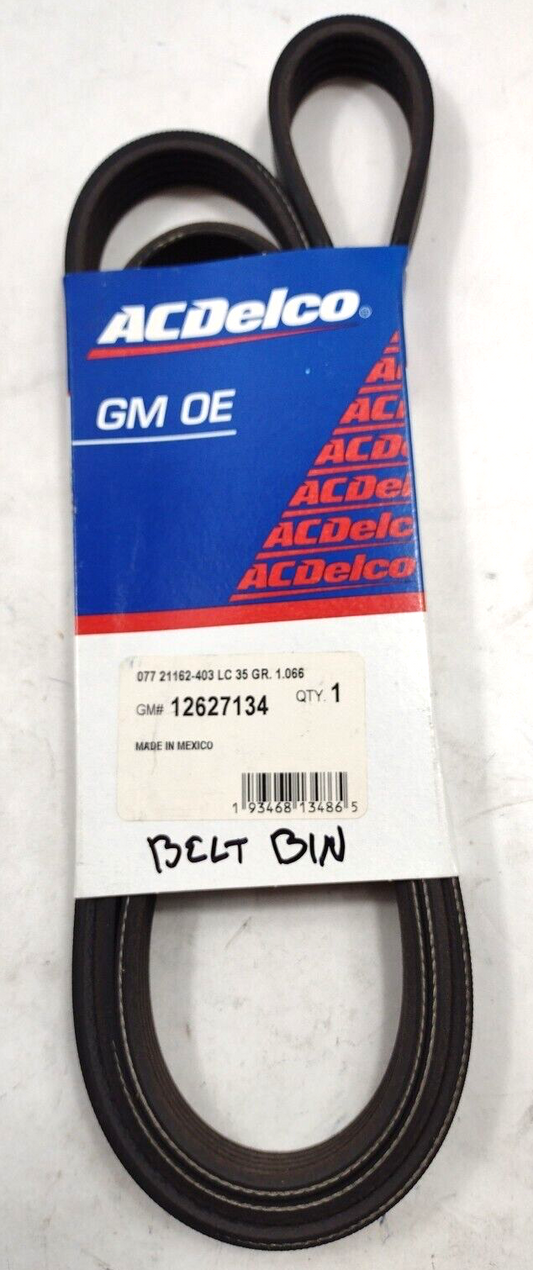 Genuine OEM GM Chevy Impala Serpentine Drive Fan Belt 2013-2019 12627134