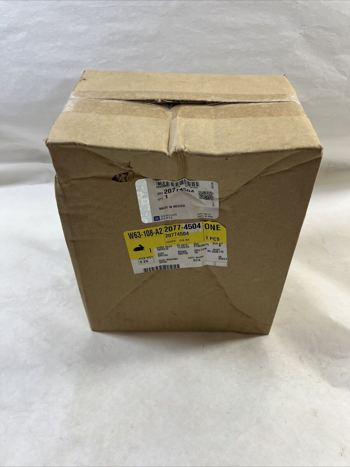 Genuine OEM GM Cadillac Left Door Side Rear View-Mirror Cover Cap Trim 20774504