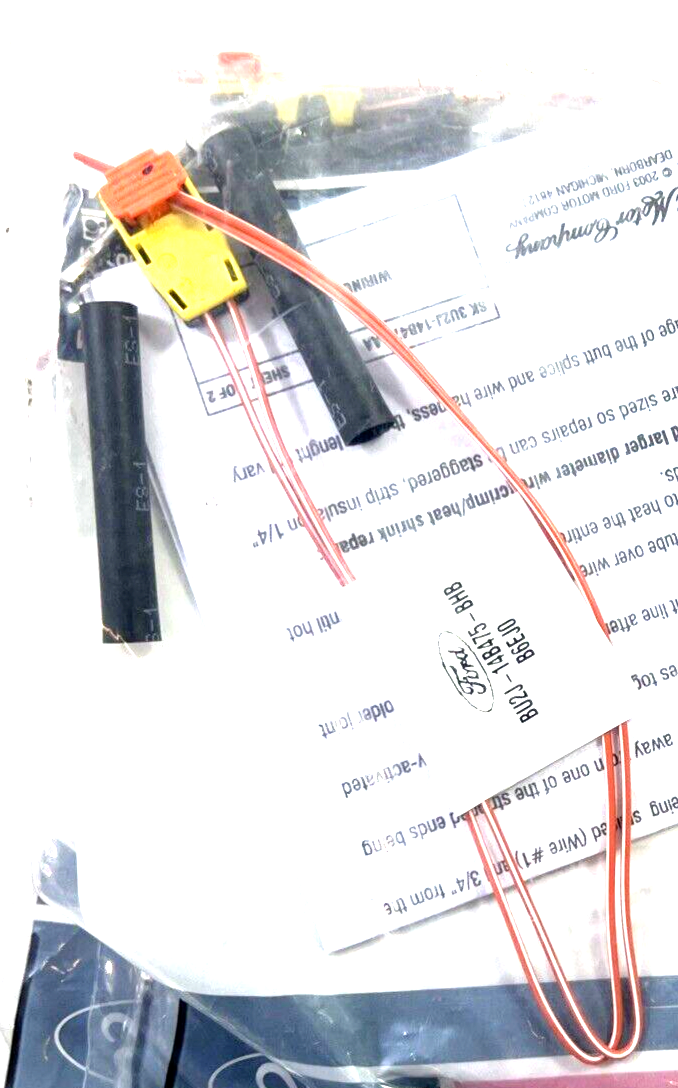 Genuine OEM Ford Wire Assembly Motorcraft WPT1225