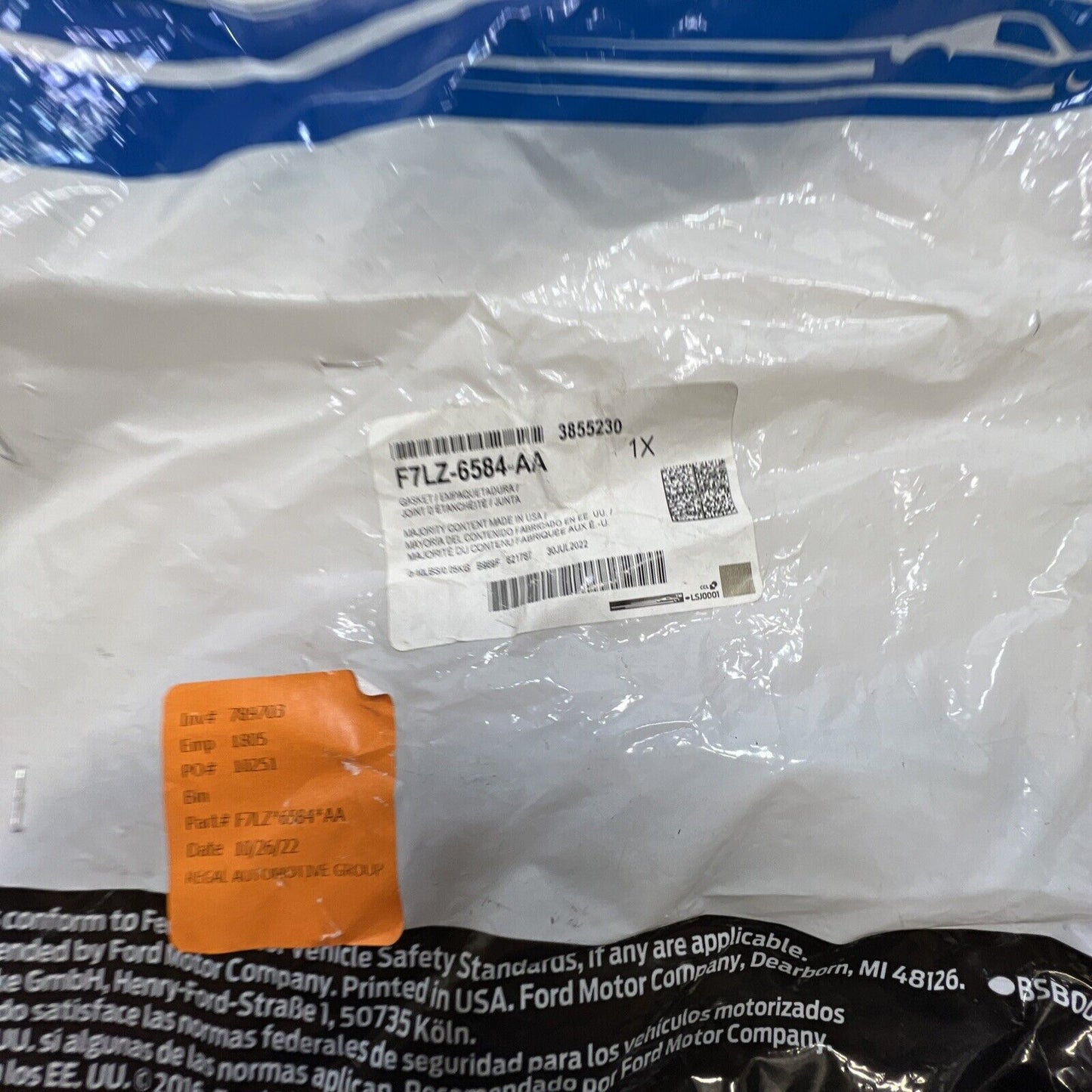 New OEM 2004-14 Ford Mustang Navigator Rocker Arm Valve Cover Gasket F7LZ6584AA