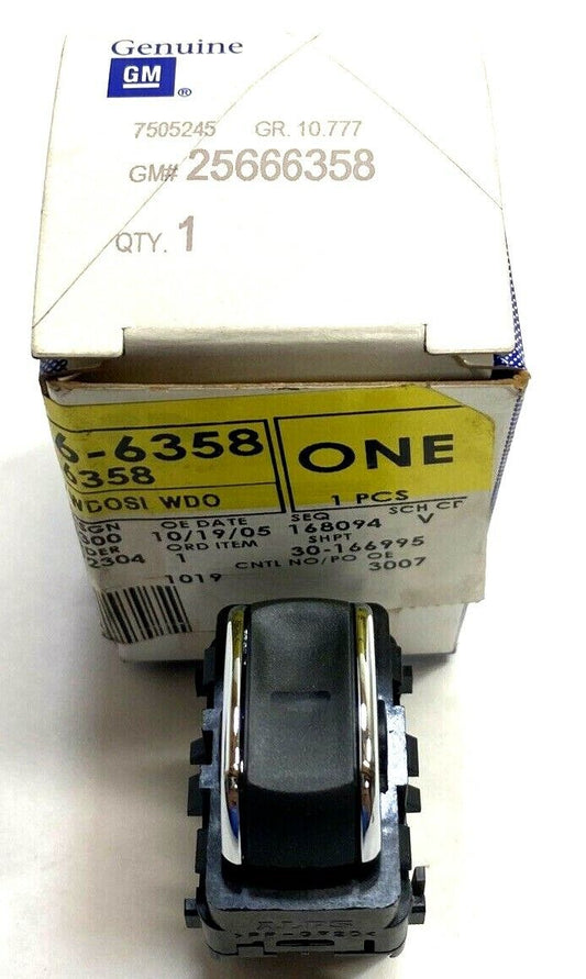 New OEM GM Power Window Control Switch 25666358