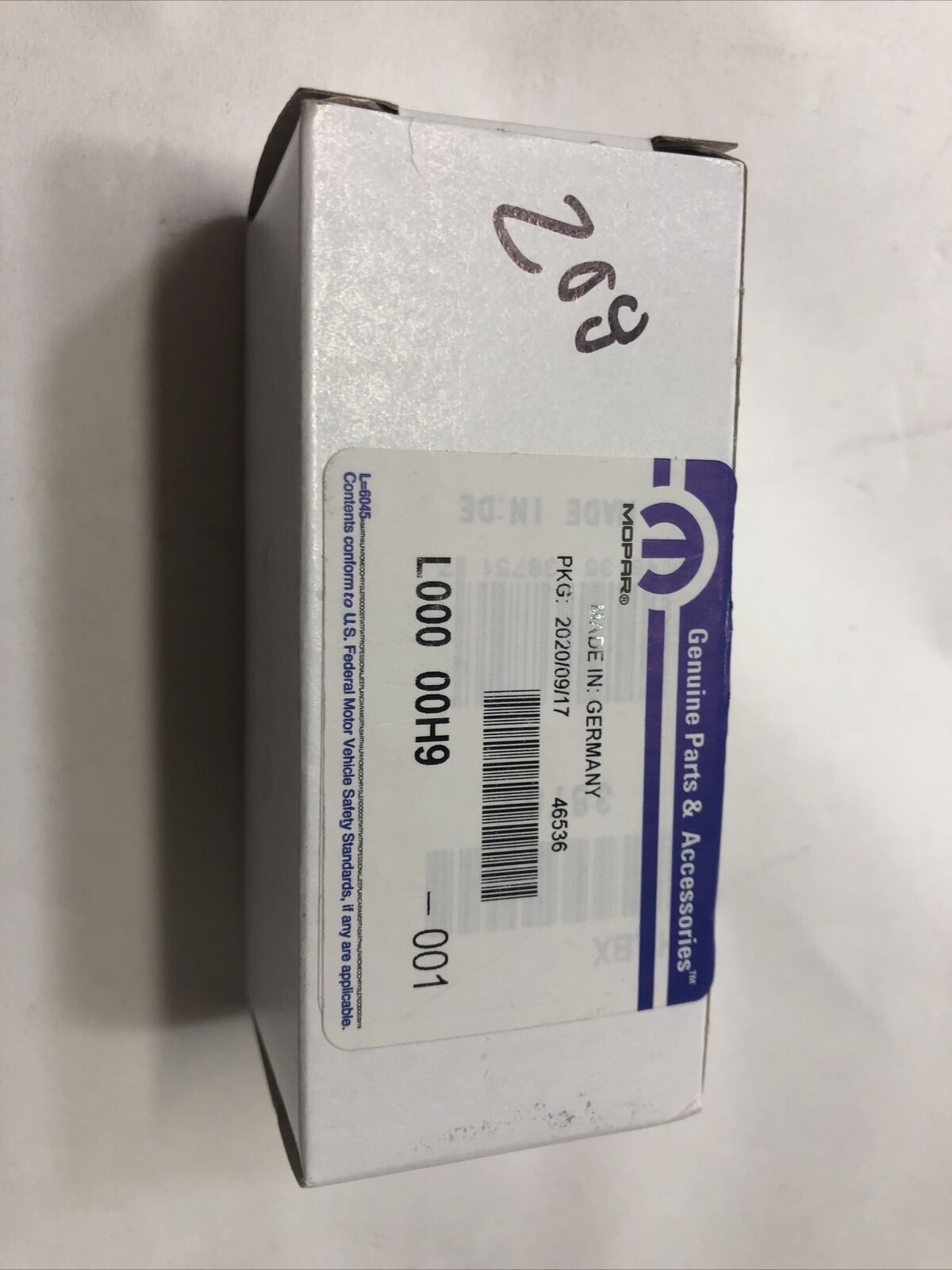 New OEM Genuine Mopar Jeep 2015-2021 High Beam Halogen Bulb L00000H9