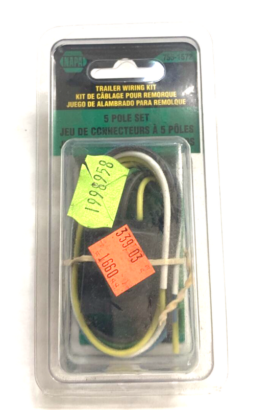 NAPA Trailer Wiring Kit 5 Pole Set 755-1572