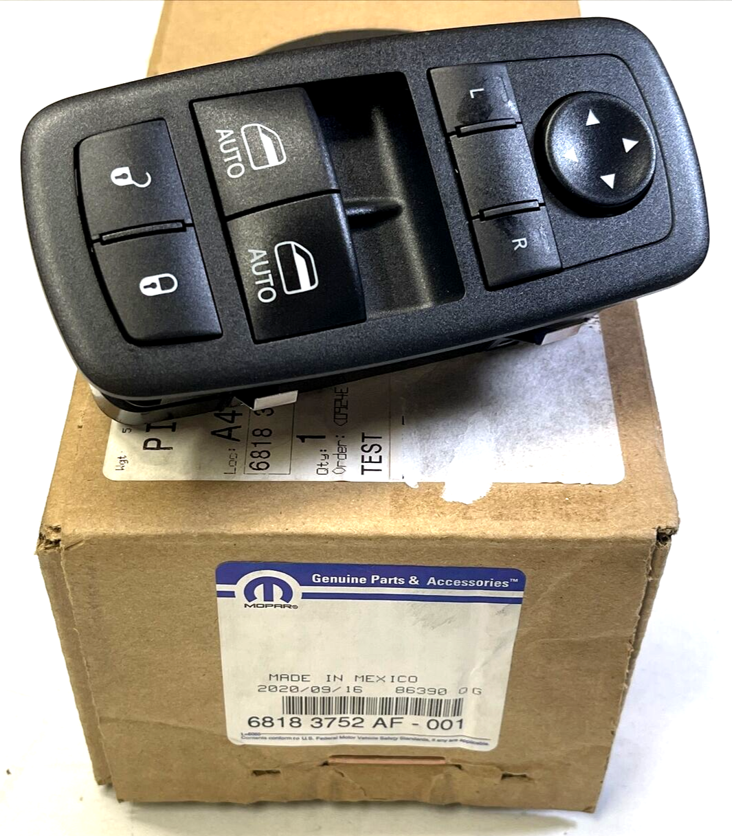 New OEM Genuine Mopar Dodge Challenger Driver Side Door Switch Bezel 68183752AF