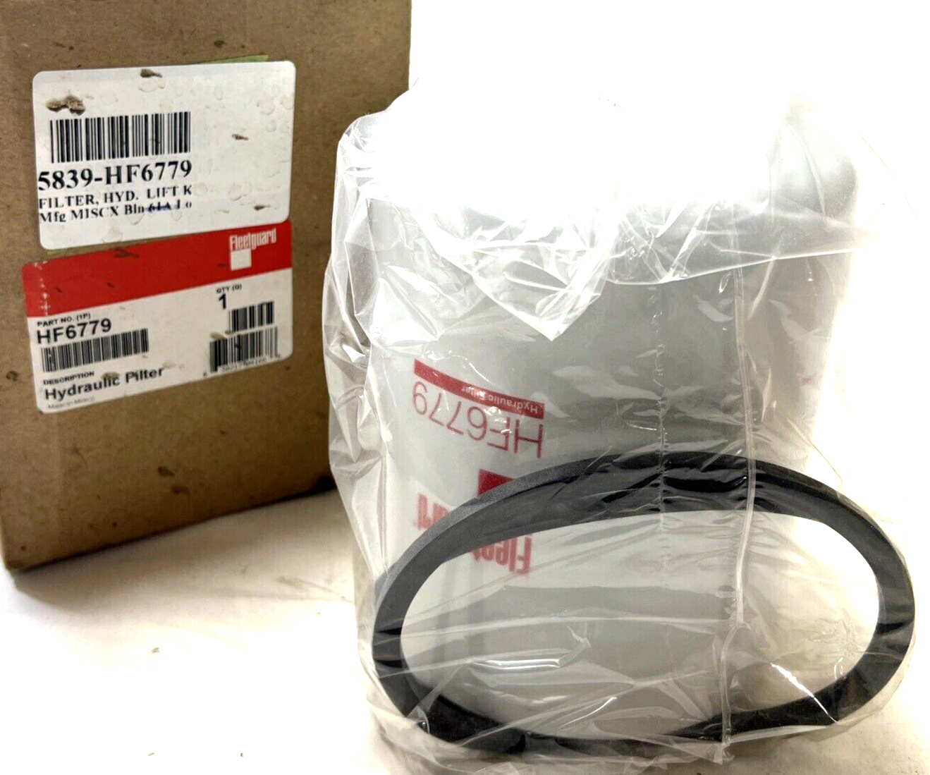 New Genuine Fleetguard Hydraulic Filter With Seal HF6779