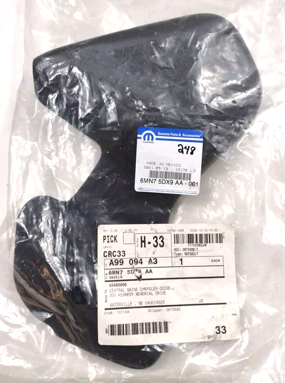 Genuine OEM Mopar Jeep Compass Front Seat Shield 2017-2025 6MN75DX9AA