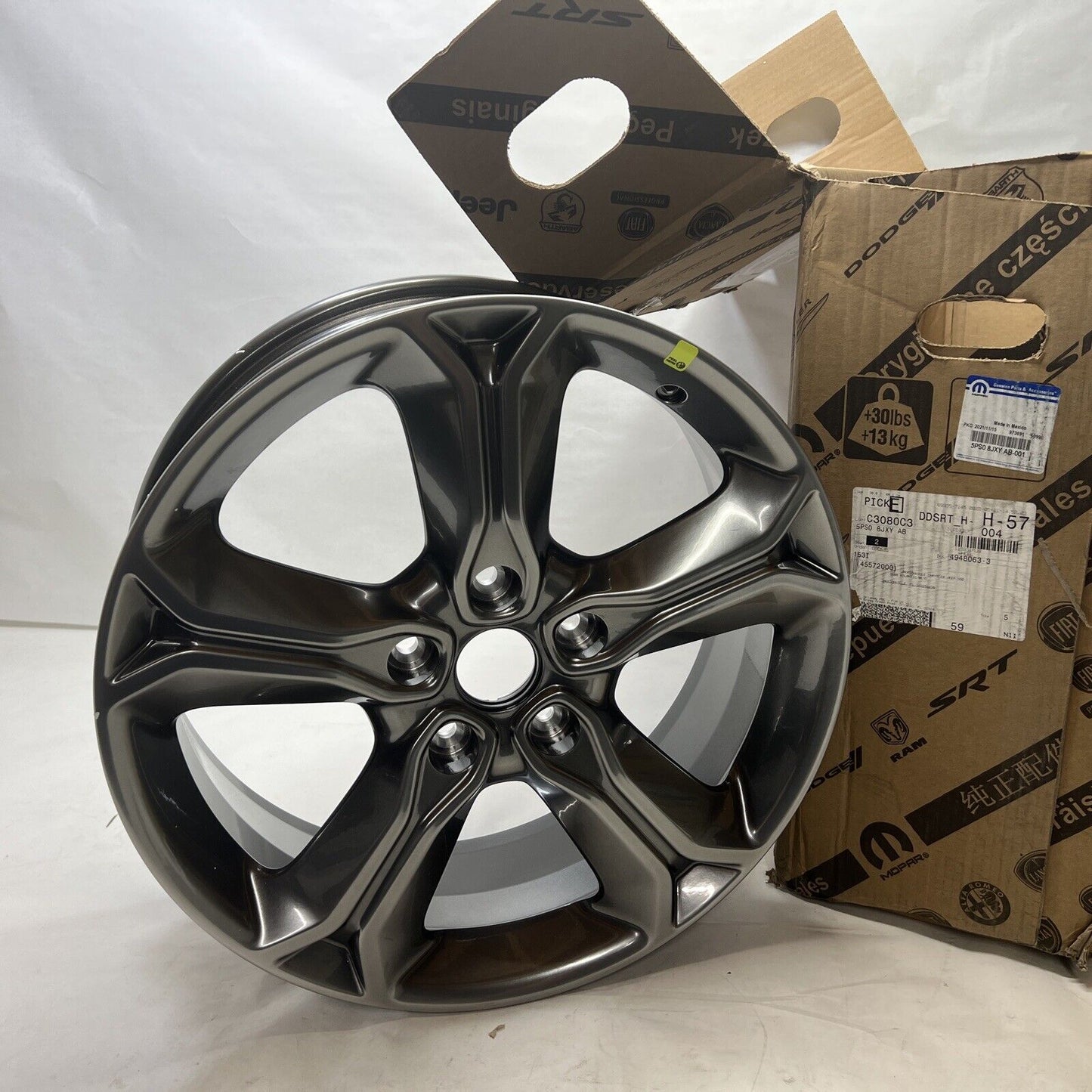 New OEM Genuine Mopar Journey 2015-2018 Alloy Wheel Rim 5PS08JXYAB