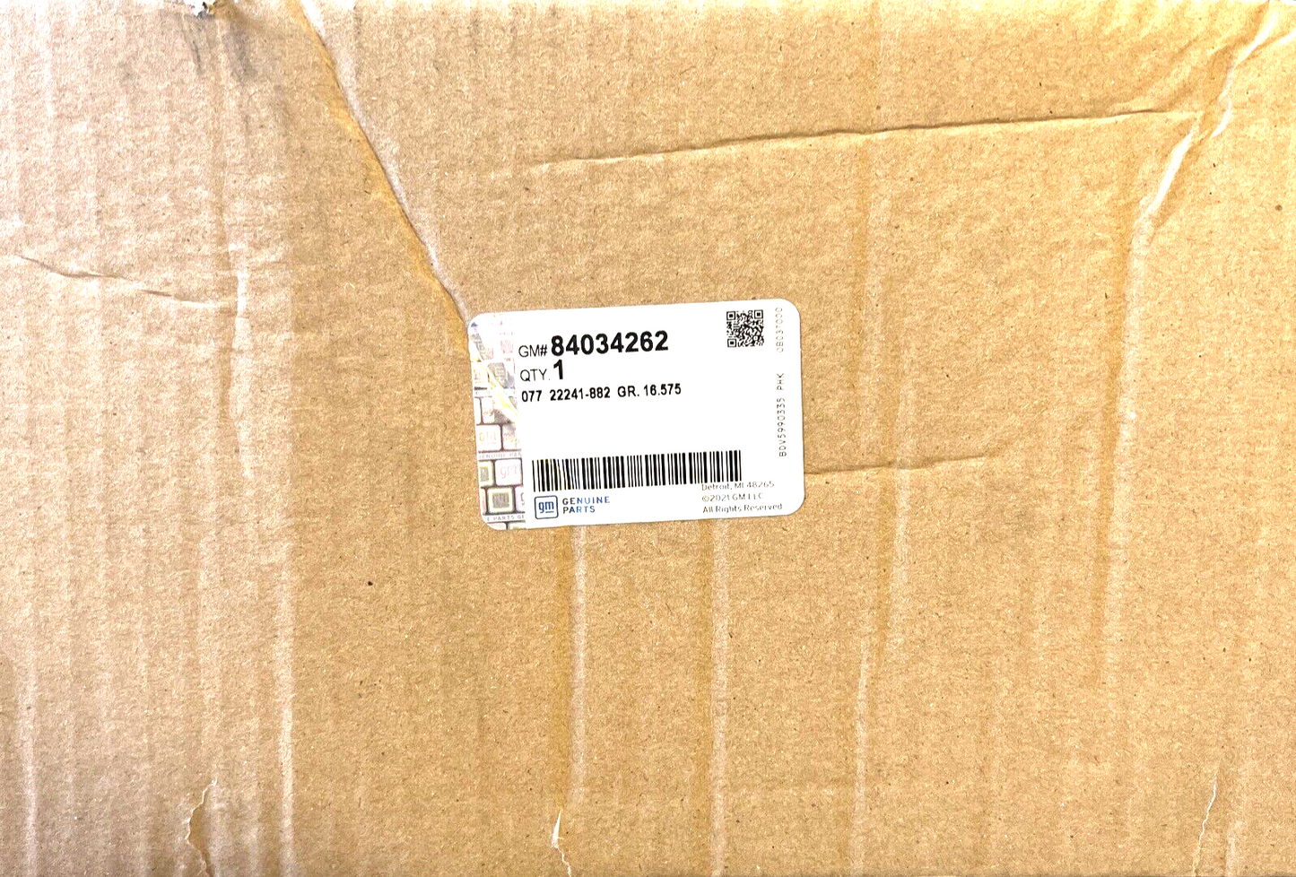 Genuine OEM GM Silverado Sierra Lower Center Pillar Panel Trim Black 84034262