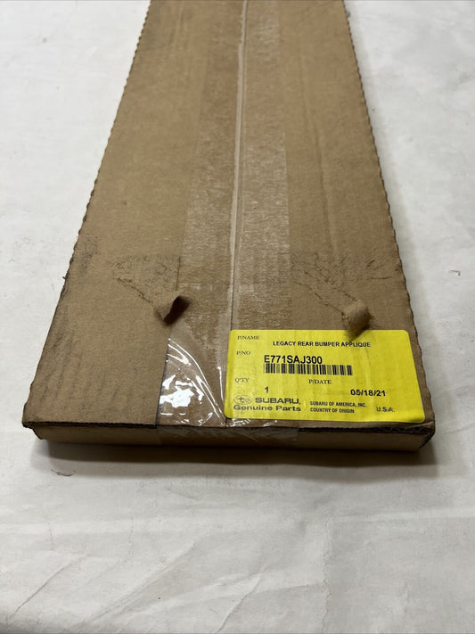 New OEM Genuine Subaru Legacy 2012-2014 Rear Bumper Applique E771SAJ300