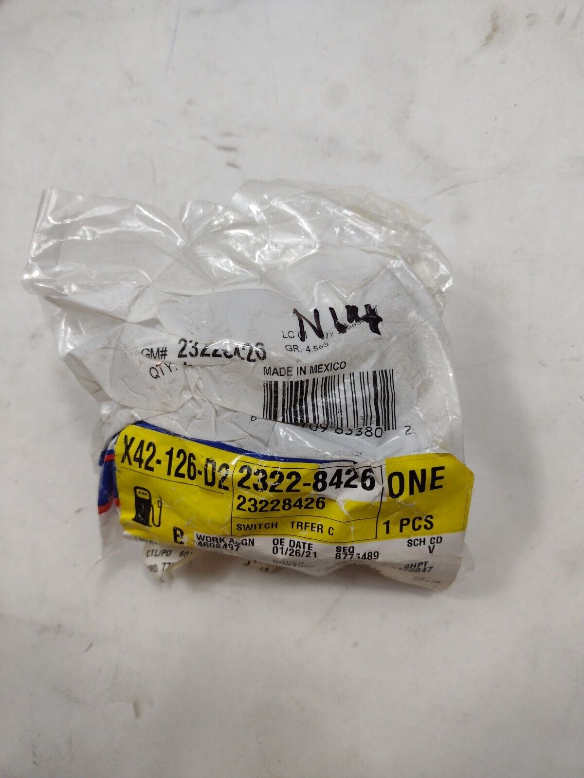 Genuuine OEM GM Transfer Case Switch 23228426