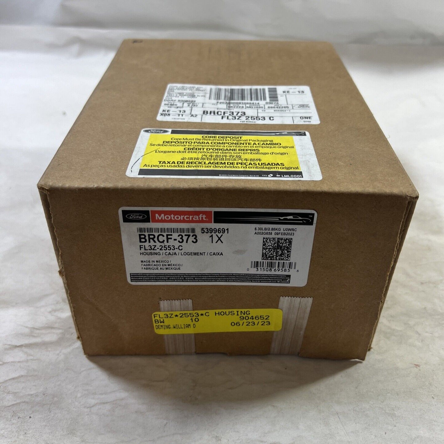 NEW OEM Ford Rear Left Disc Brake Caliper-Unloaded Caliper Motorcraft BRCF373