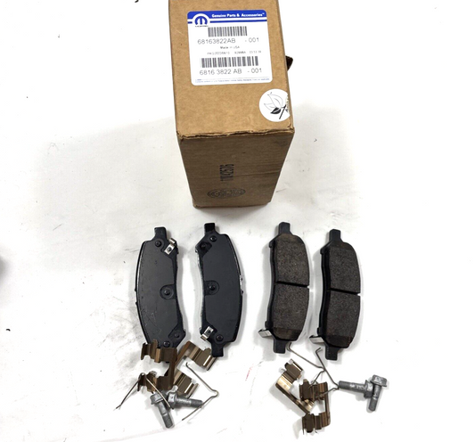 Genuine OEM Mopar Dodge Dart Rear Ceramic Brake Pad Set 2013-2016 68163822AB