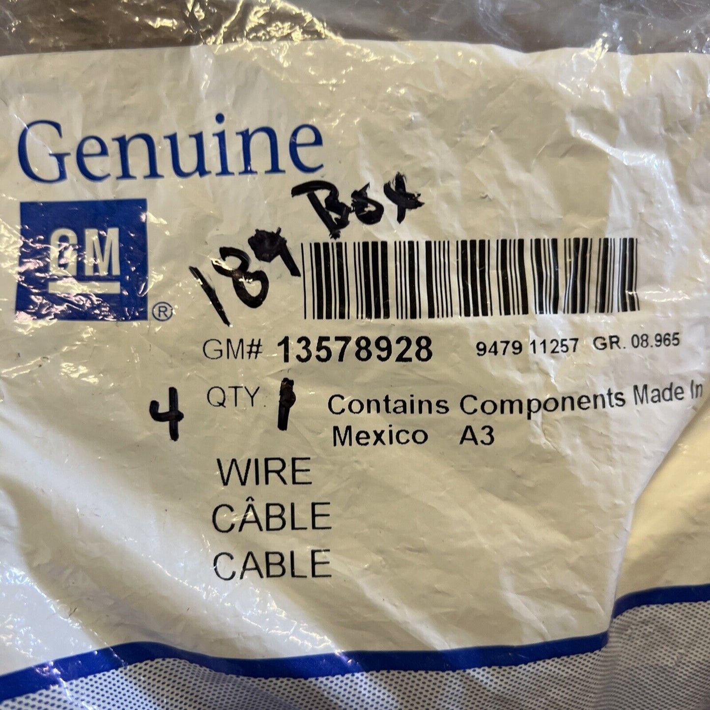 New Genuine General Motors Multi-purpose Wire Connector 13578928
