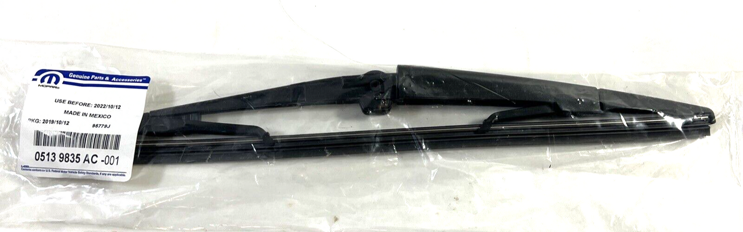 Genuine OEM Mopar Grand Cherokee Back Glass Wiper Blade 2005-2010 5139835AC