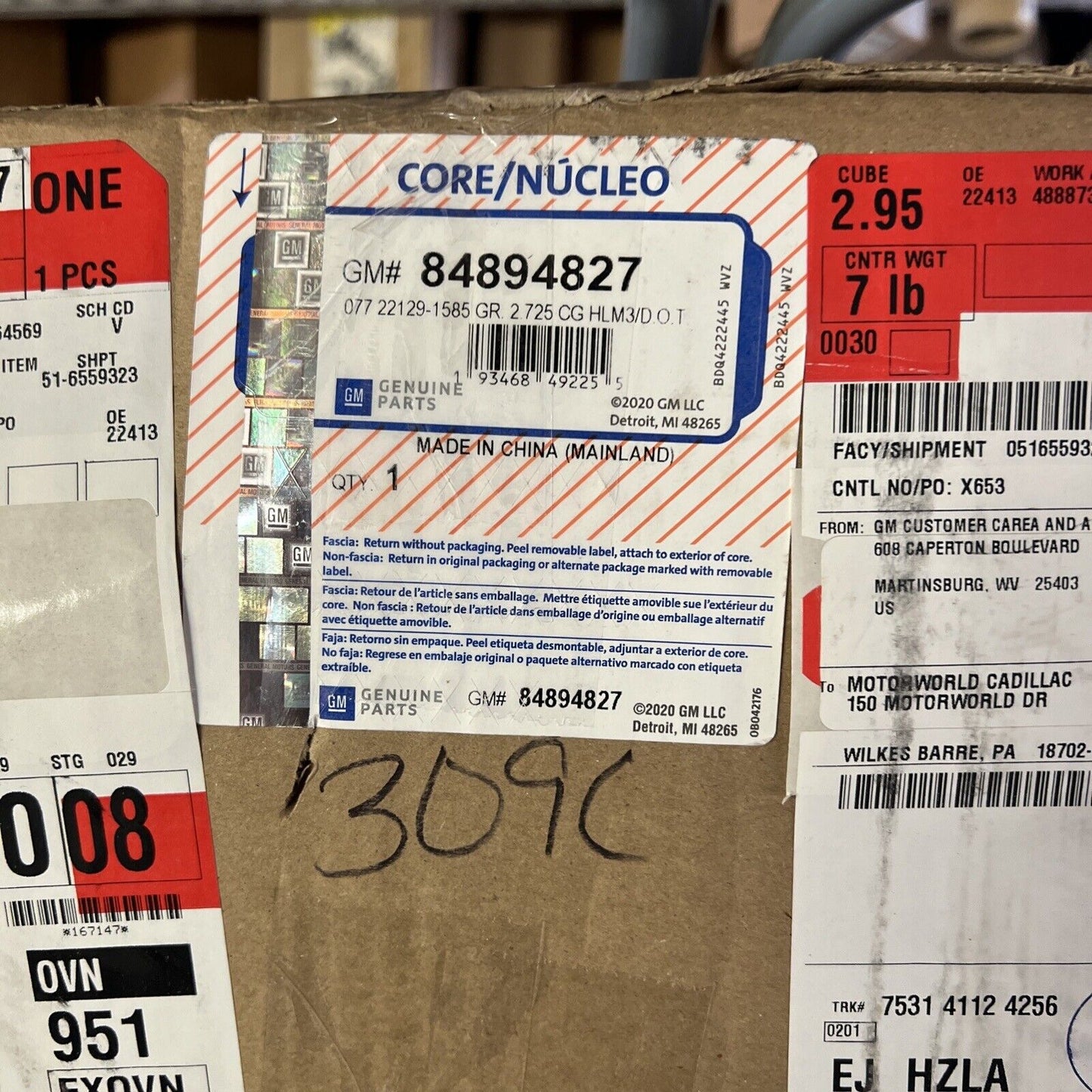 Genuine OEM GM CT5 Headlight Left Driver Side 2020-2023 84894831